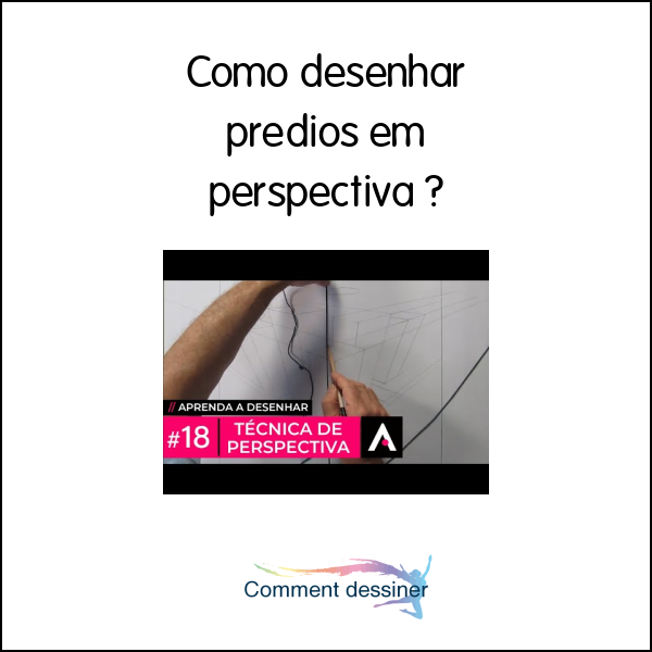 Como desenhar predios em perspectiva